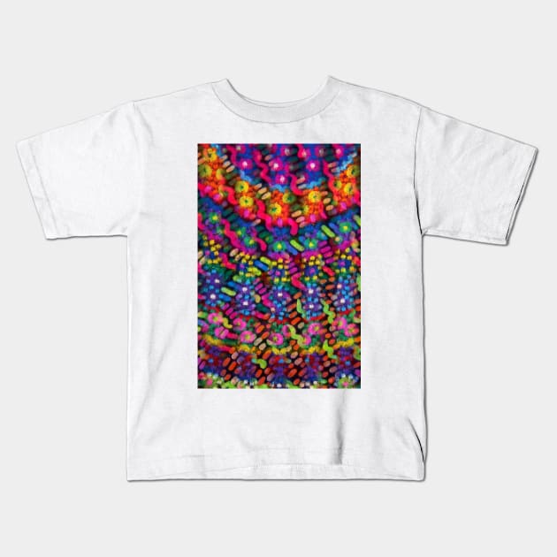 Dabbling In The Arts Kids T-Shirt by becky-titus